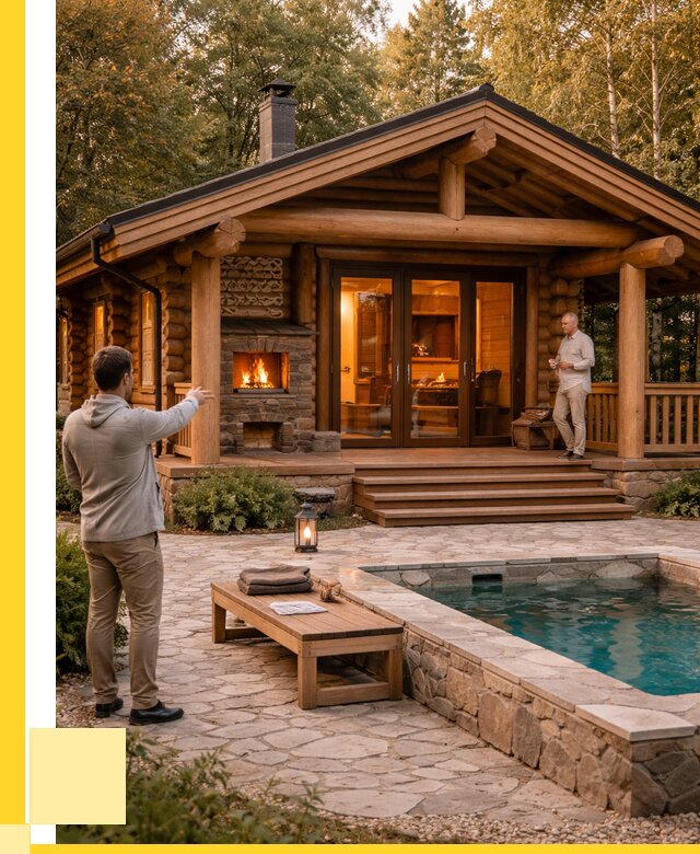 Проекты бань и хамам в Воткинске от 25900 р. | ЭриданВтк