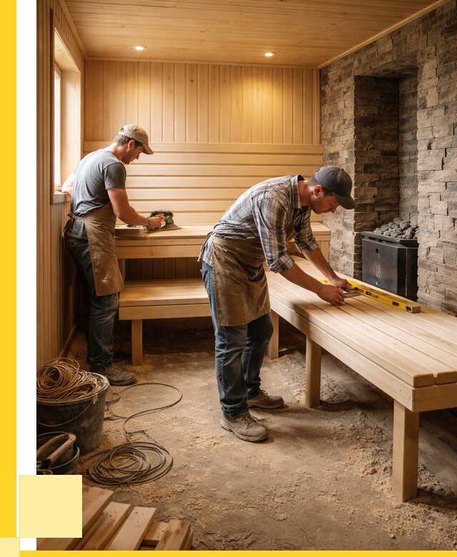 Отделка бани в Воткинске: внутренняя отделка от 3108 р. | ЭриданВтк