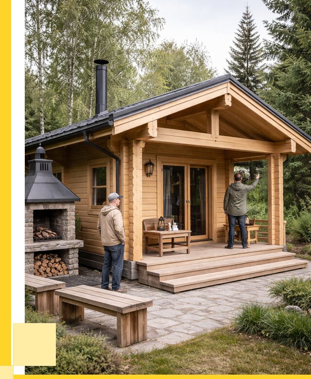 Деревянные бани под ключ в Воткинске от 466200 р. | ЭриданВтк