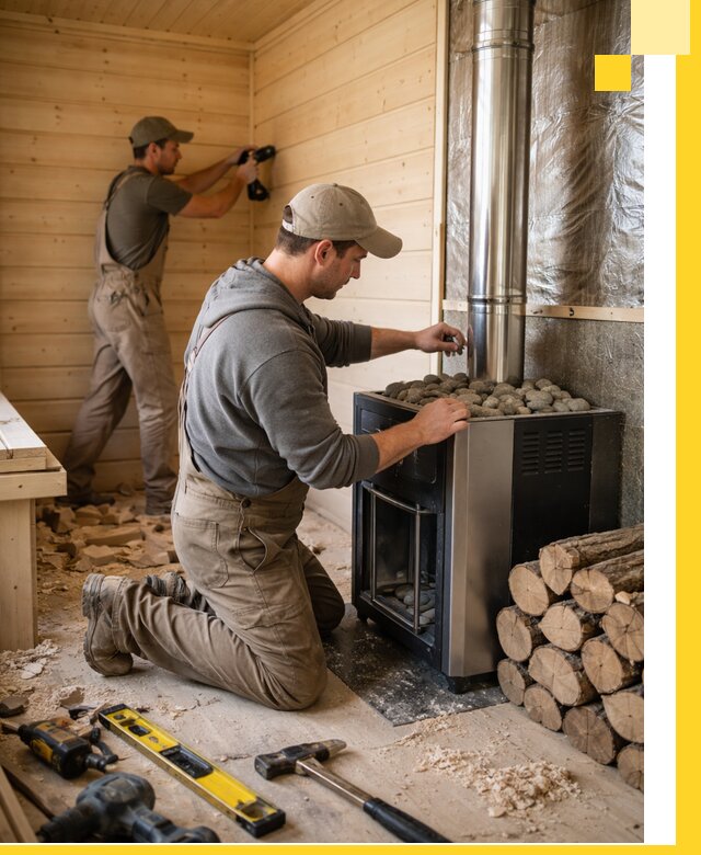 Строительство деревянных бань под ключ в Воткинске проекты и монтаж