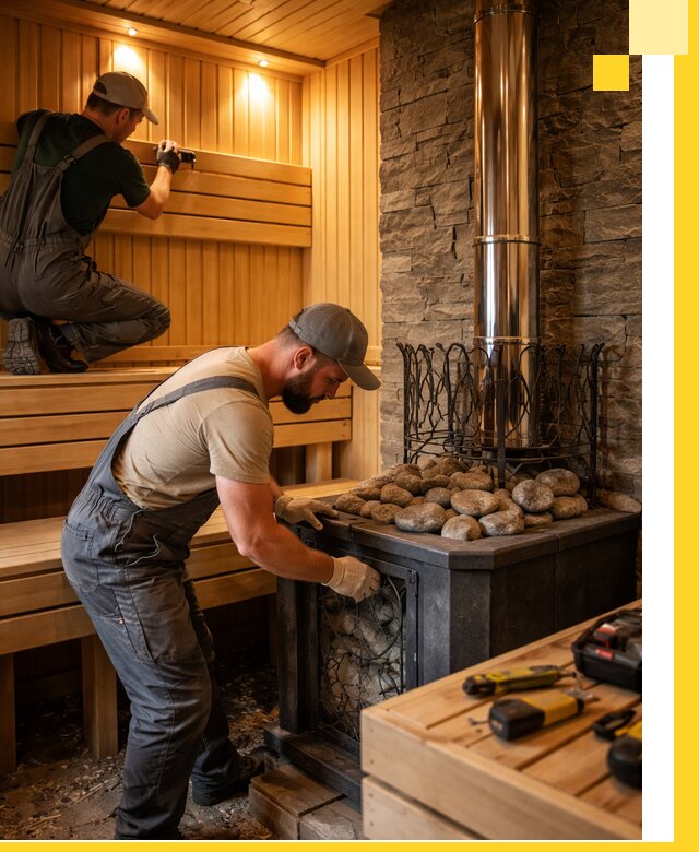 Комплексный дизайн бань, саун и зон отдыха в Воткинске