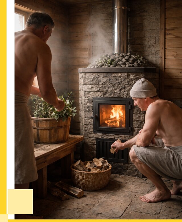 Банные печи под ключ в Воткинске от 46620 р. | ЭриданВтк кирпичная