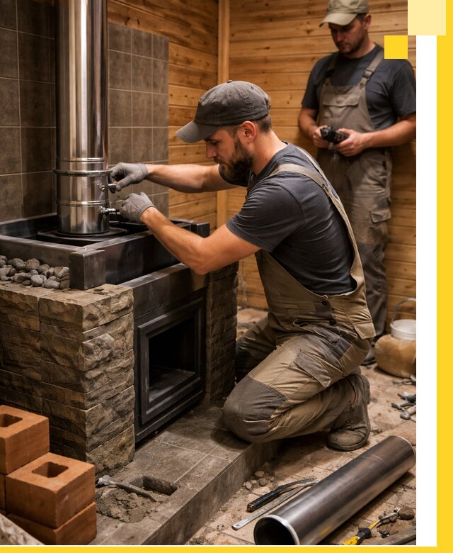 Изготовление и установка банных печей под ключ в Воткинске