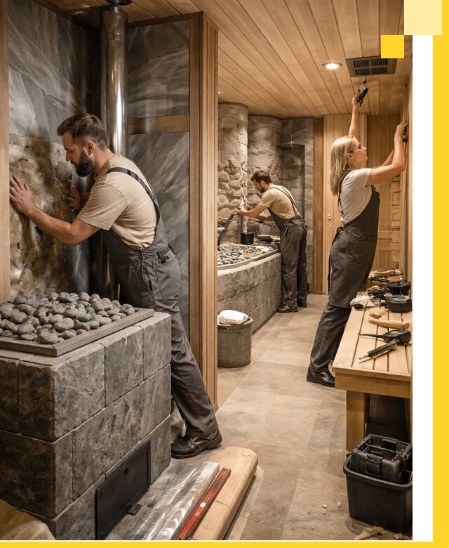 Строительство бань и SPA процедур в Воткинске под ключ и отделкой