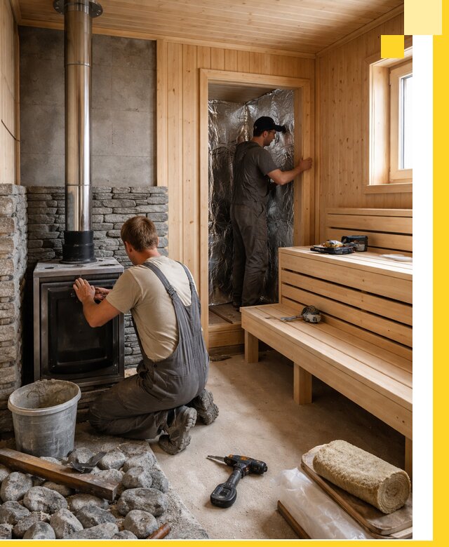 Строительство и изготовление бань под ключ в Воткинске