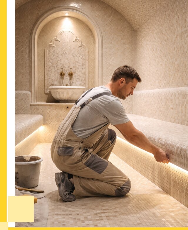 Отделка хамамов под ключ в Воткинске от 5698 р. | ЭриданВтк