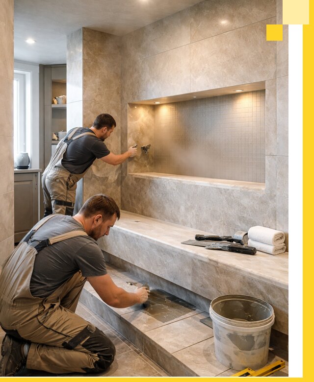 Профессиональное строительство хамама в квартире в Воткинске