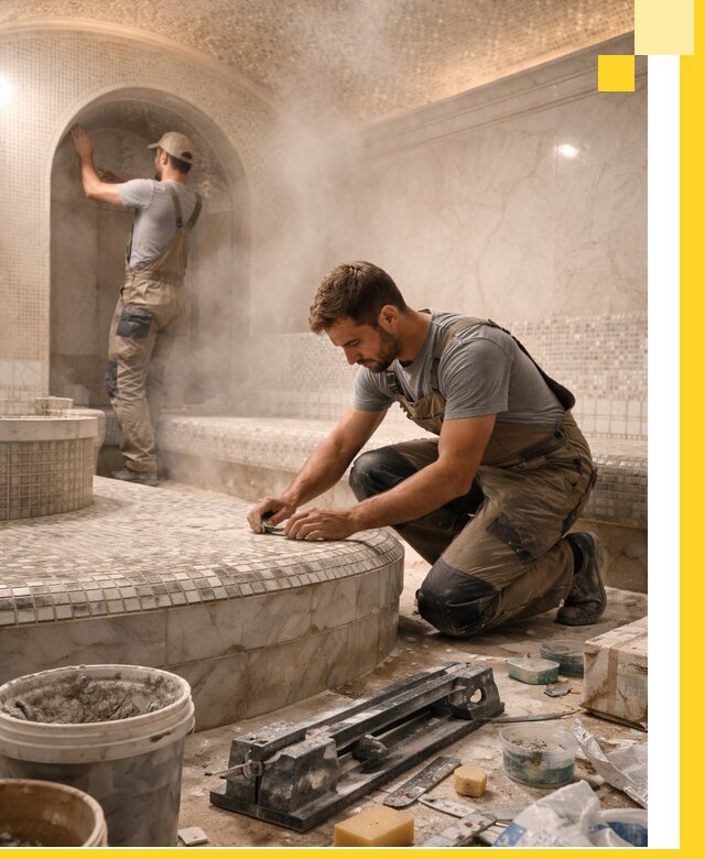 Профессиональный дизайн хамама и SPA под ключ в Воткинске