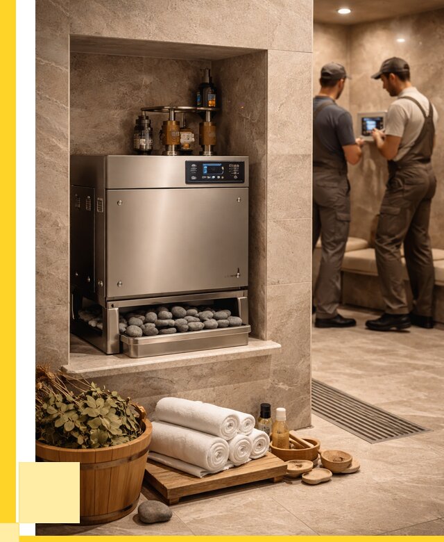 Парогенераторы для хамама в Воткинске от 77700 р. | ЭриданВтк