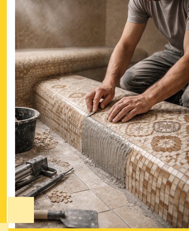 Плитка для хамама под ключ в Воткинске от 3626 р. | ЭриданВтк