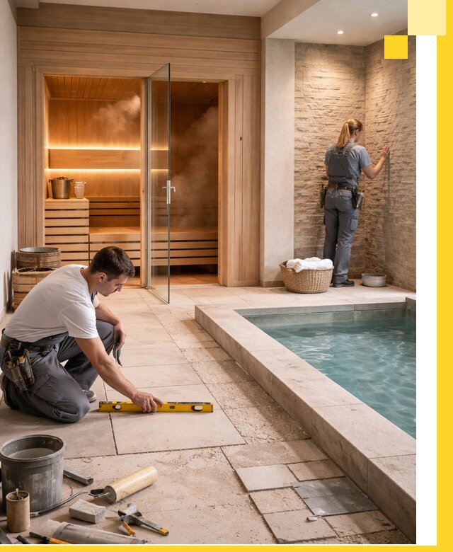 Комплексный дизайн и отделка интерьеров SPA под ключ в Воткинске